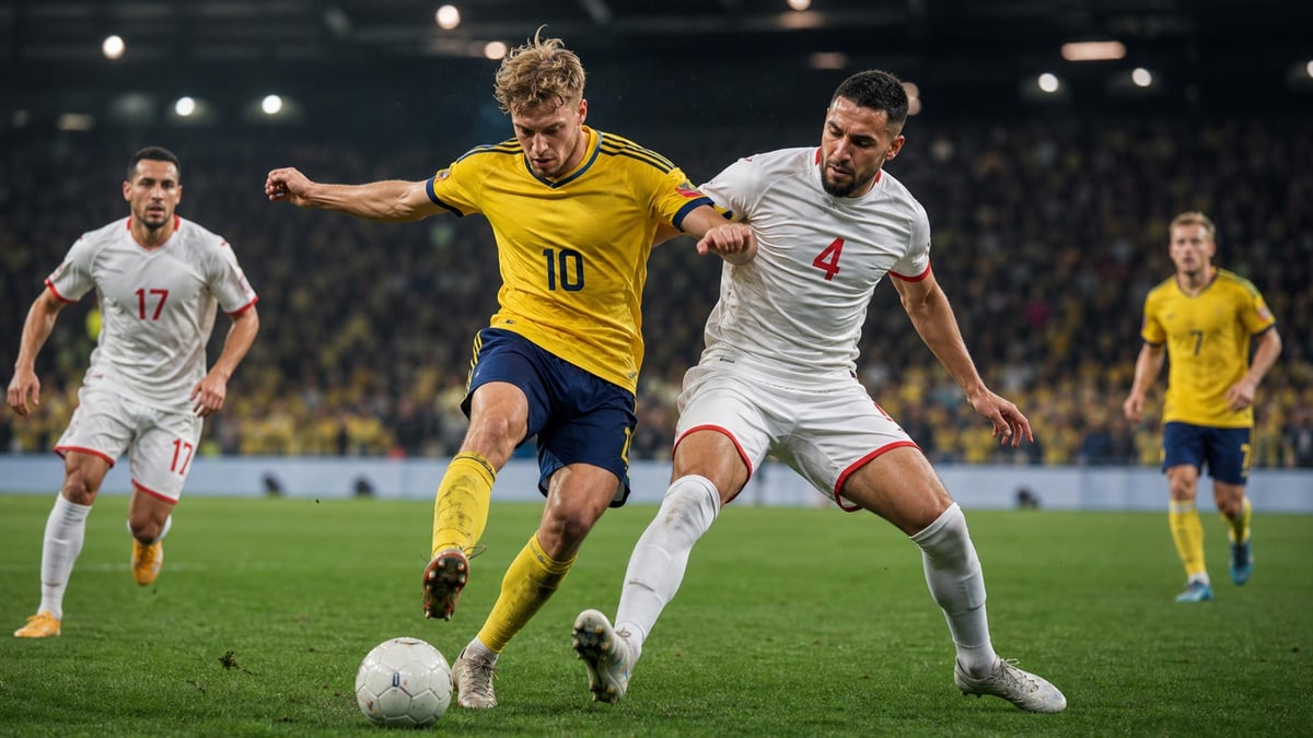 Sverige mot Tunisien