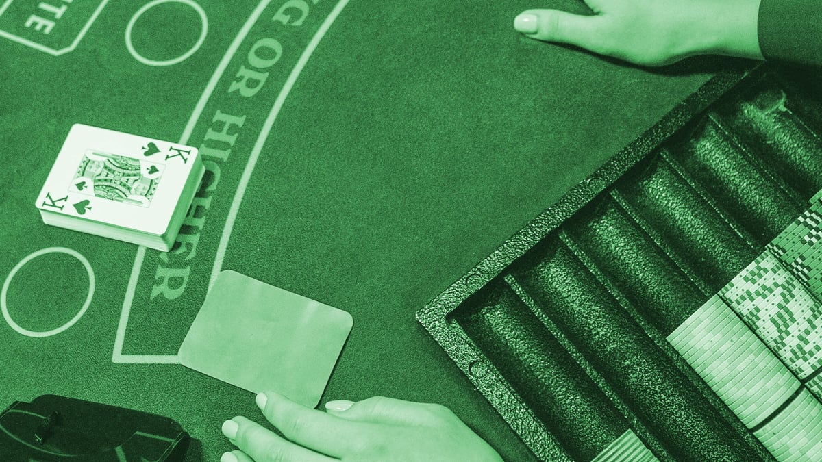 Live dealer i baccaratspel hos Paf online casino.