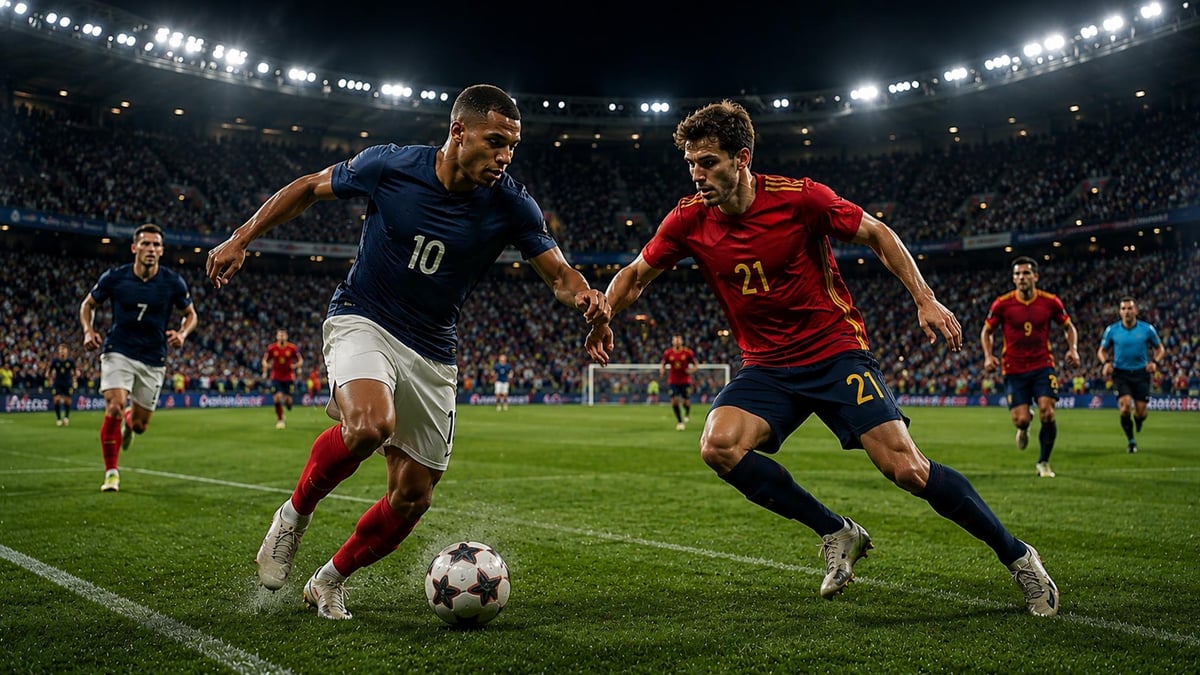 Två lag i fotbolls-VM
