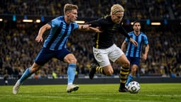 En fotbollsmatch i Allsvenskan