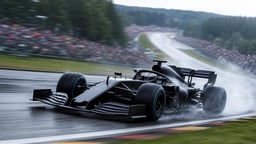 En F1 bil i Ungerns Grand Prix