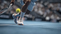 En tennisspelare i ATP