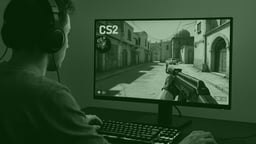 Esport betting på en person spelar CS2.